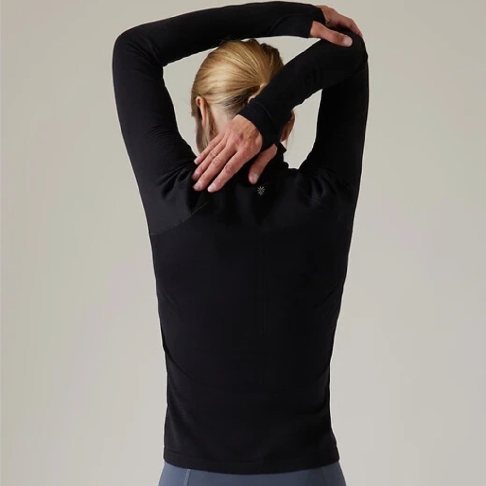 NWOT - Athleta Flurry Seamless Turtleneck Top - Picture 2 of 8
